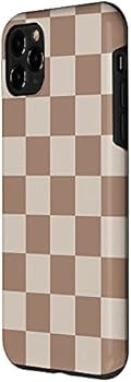 iPhone 11 Pro Brown Classic Checkered Big Checkerboard Case | Amazon (US)