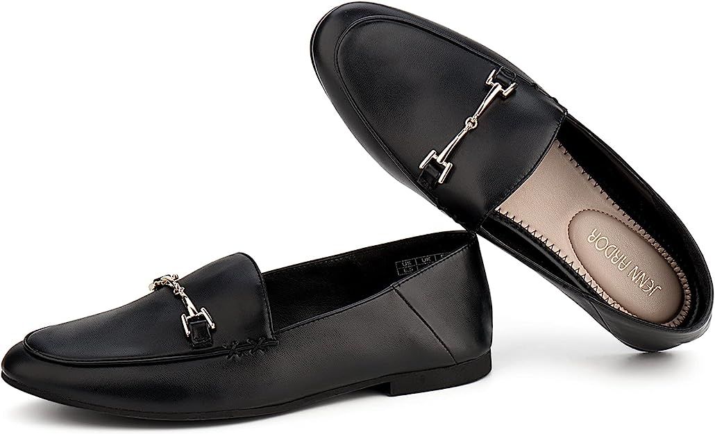 Amazon.com | JENN ARDOR Women's Penny Loafers Comfort Slip On Driving Flat Shoes Classic Walking ... | Amazon (US)