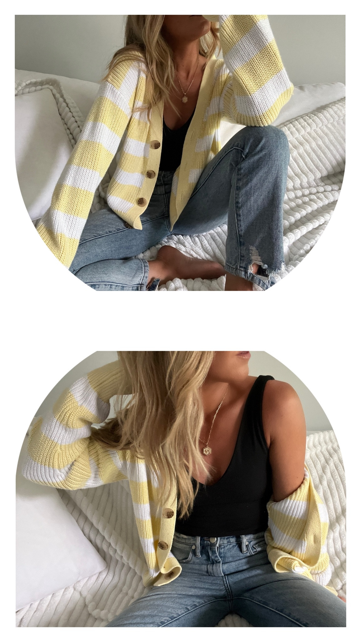 old navy + amazon finds 💛
•
old navy cardigan sweater (S)
amazon bodysuit (S)
blank NYC jeans (size 24)

#LTKunder50 #LTKFind #LTKstyletip