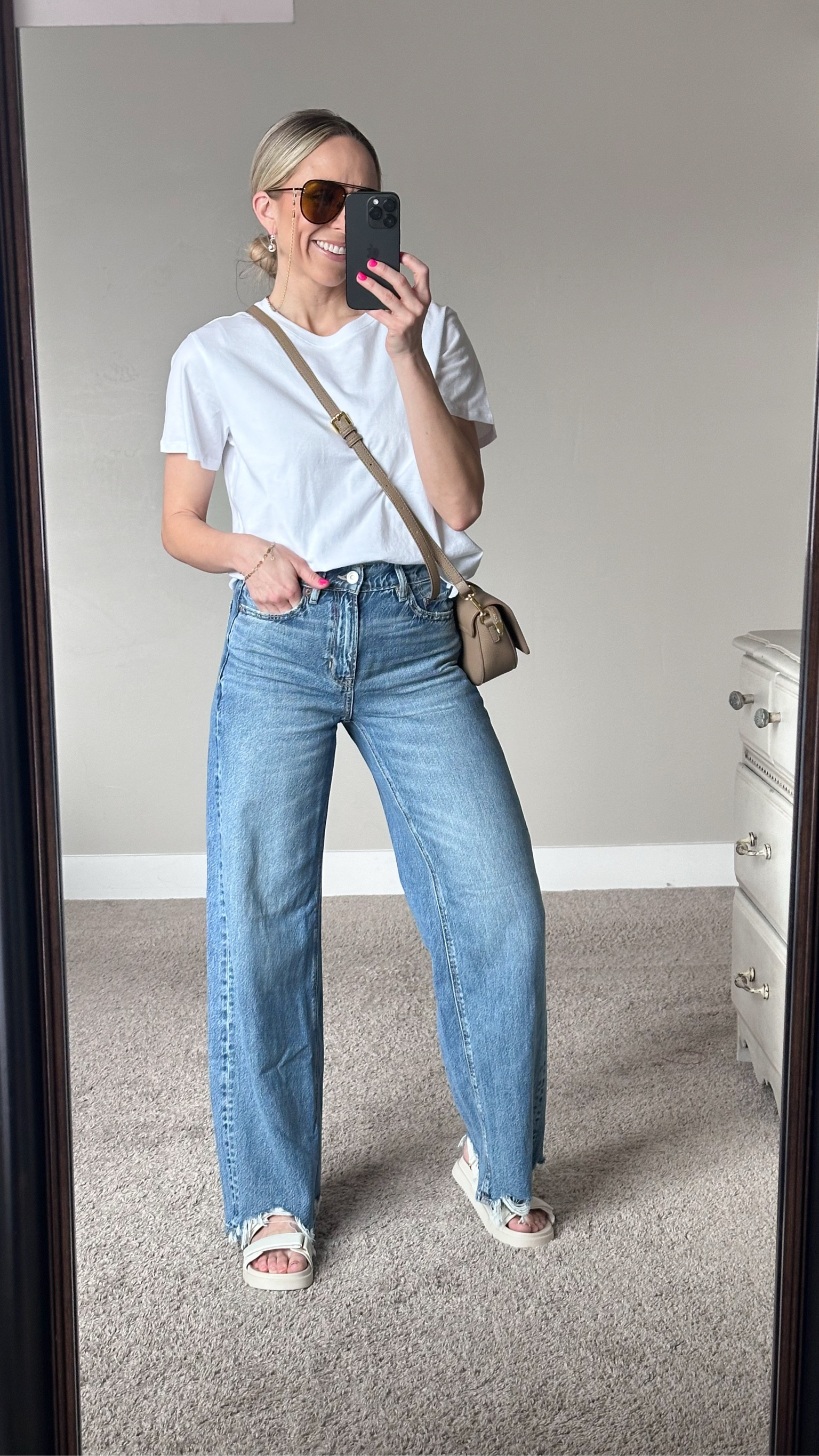 The best Basic mom outfit of 2024! She’s so good! 

Everything true to size. 

#LTKStyleTip #LTKFindsUnder50