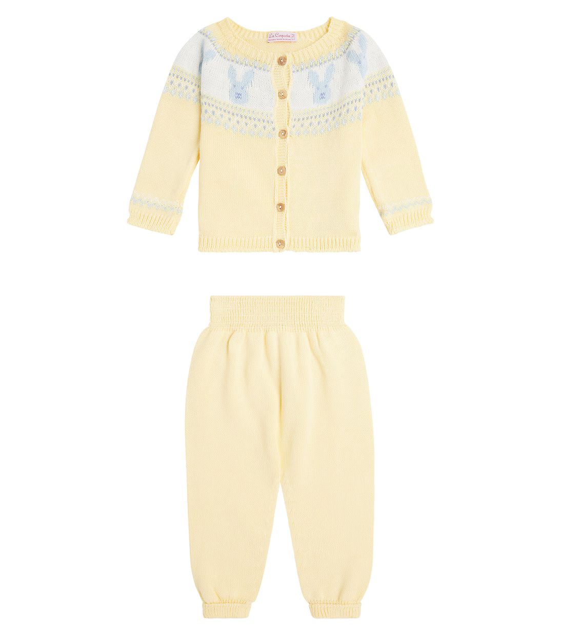 Baby Calli cotton cardigan and pants set | Mytheresa (US/CA)