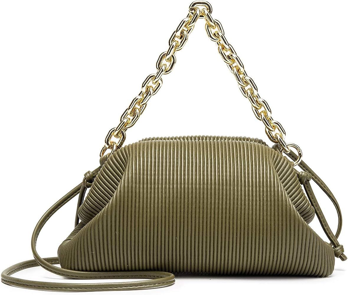 Women Dumpling Shoulder Bag Designer Chain Handbag Soft Cloud Crossbody Pouch Bag and Clutch Purs... | Amazon (US)