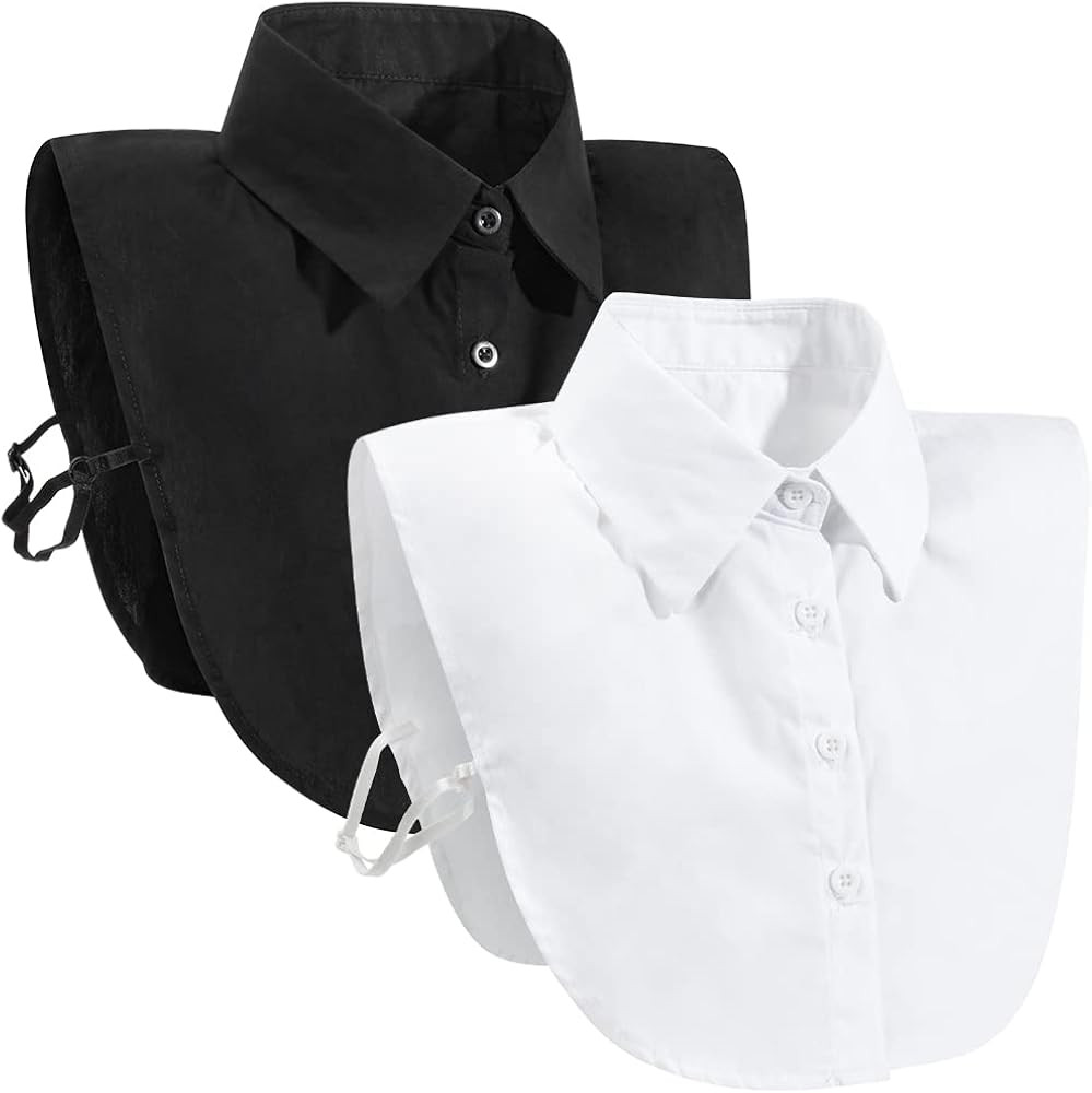 Blusa de cuello falso con cuello Dickey para niñas y mujeres | Amazon (US)