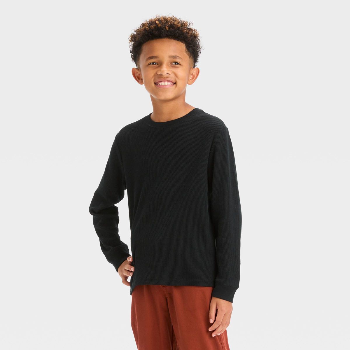 Boys' Long Sleeve Thermal T-Shirt - Cat & Jack™ | Target