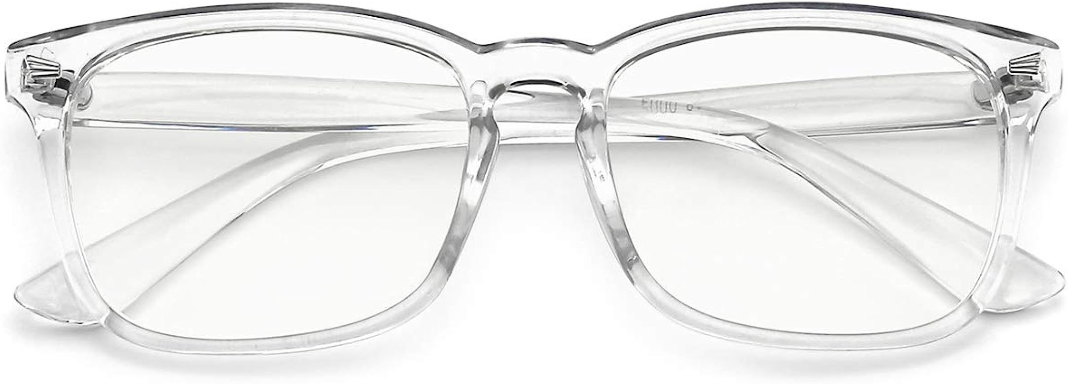 Blue Light Blocking Glasses Vintage Nerd Square Keyhole Design Eyeglasses Frame for Women Men | Amazon (US)
