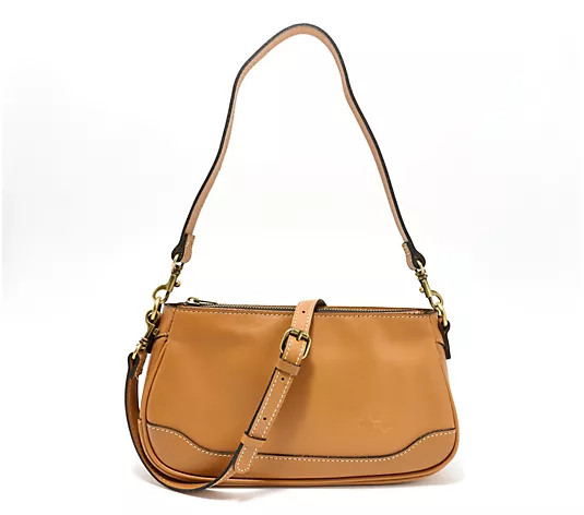 Patricia Nash Leather Nova Shoulder Bag | QVC