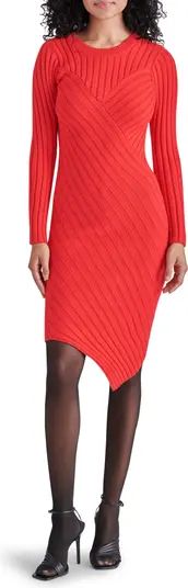 Steve Madden Serina Long Sleeve Rib Body-Con Sweater Dress | Nordstrom | Nordstrom