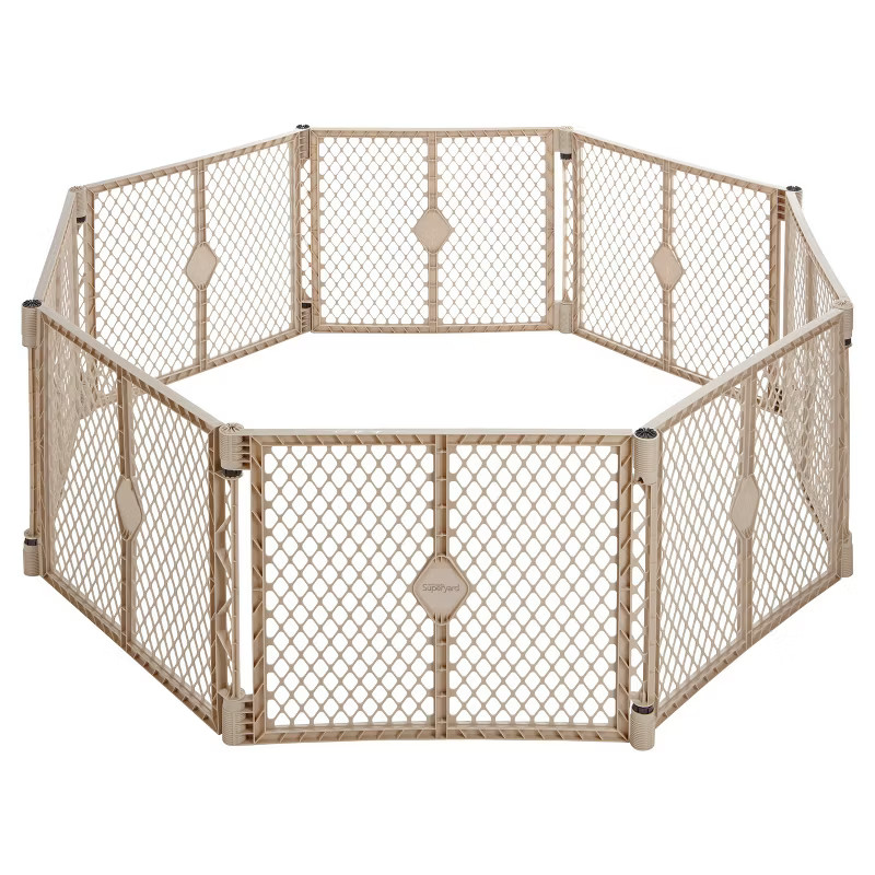 Toddleroo by North States Superyard Indoor Outdoor 8 Panel Freestanding Gate | Target
