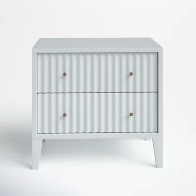 Claribel Two-Drawer Nightstand | Wayfair North America