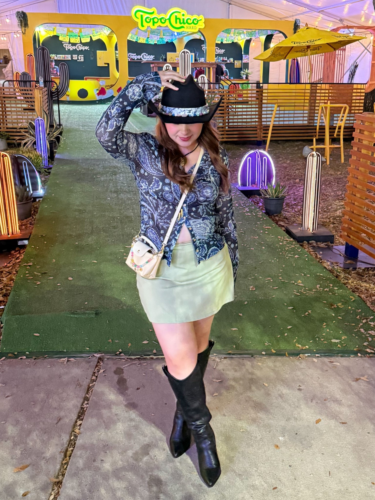 Wearing my true size in everything!! 
Skirt is short so size up if you want more length 

rodeo outfit ideas, what i wore to the rodeo, country concert outfit

#LTKgrwm #LTKMidsize #LTKootd