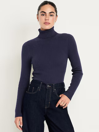 SoSoft Lite Rib Turtleneck Sweater | Old Navy (US)