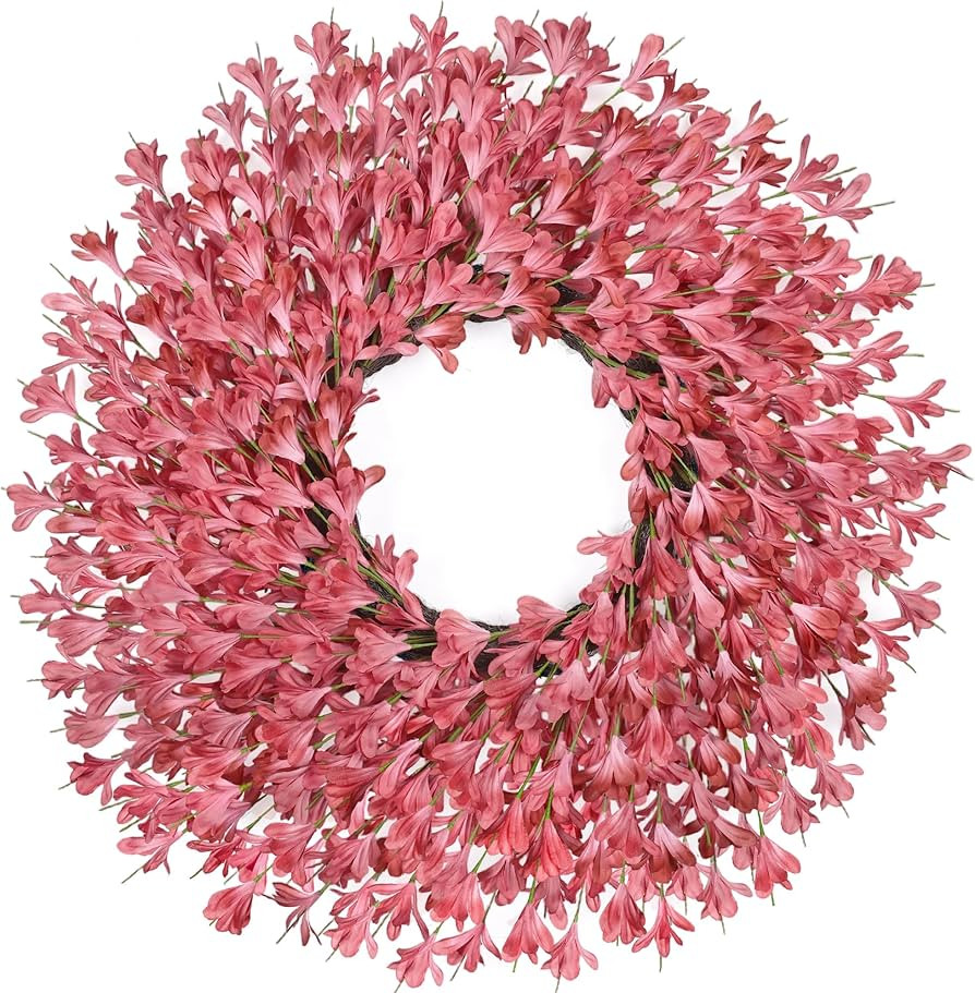 26 Inch Spring Wreaths for Front Door Large Easter Valentines Forsythia Floral Summer Spring Door... | Amazon (US)