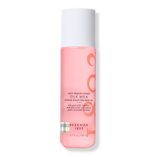Juicy Peachy Lychee Silk Milk Barrier Boosting Body Oil - Beekman 1802 | Ulta Beauty | Ulta