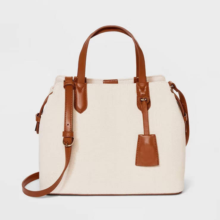 Triple Compartment Satchel Handbag - A New Day™ | Target