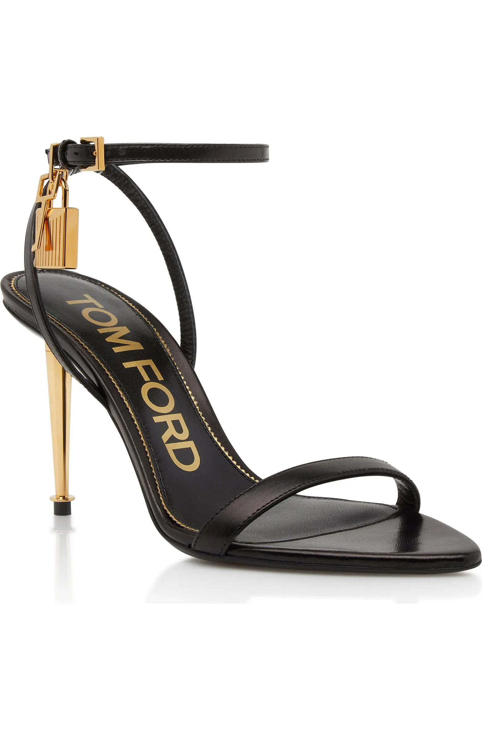 Padlock Naked Pointy Toe Sandal (Women) | Nordstrom