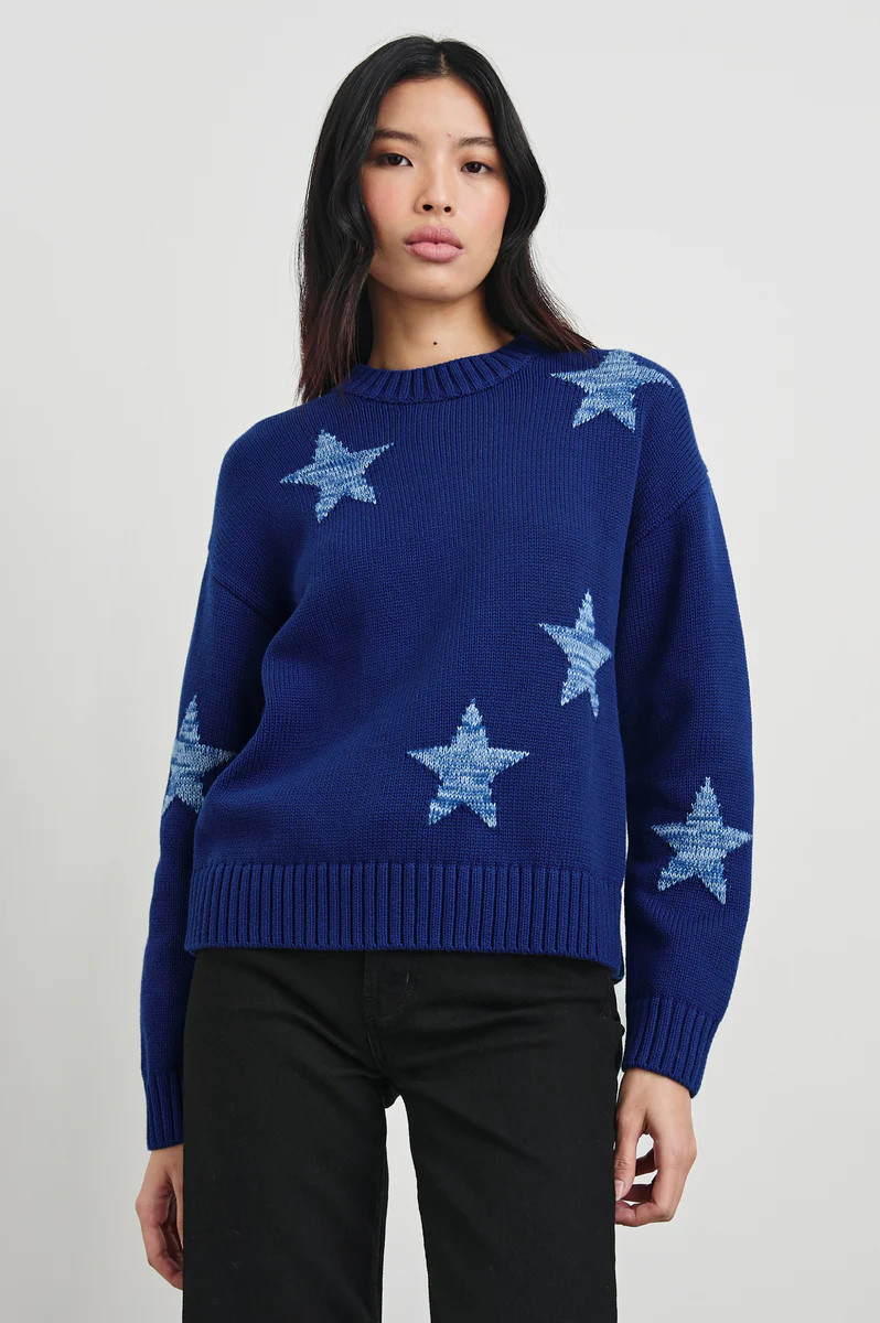 ZOEY SWEATER - COBALT GALAXY | Rails