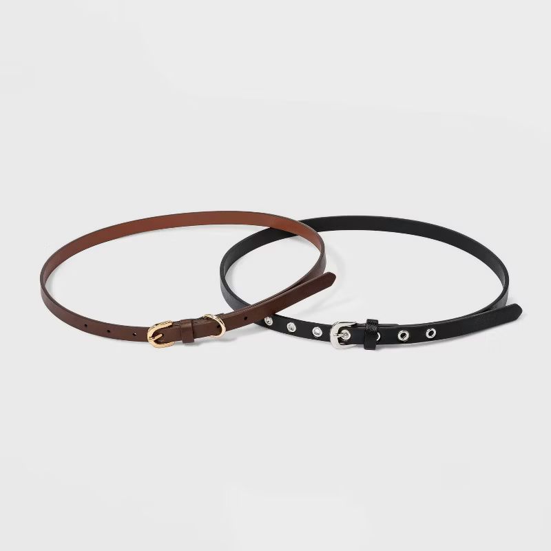 Women's Harness Belt with Metal Grommet - A New Day™ Cognac | Target