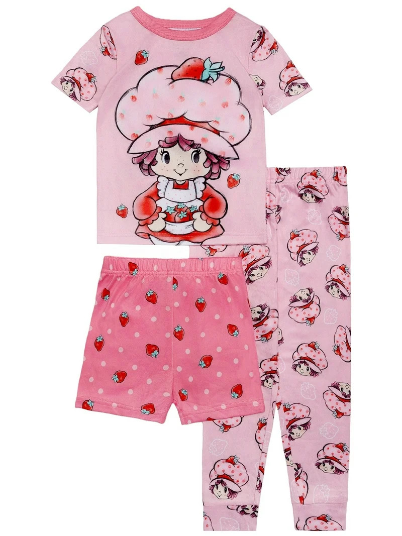 Character Toddler Top, Pants and Shorts Pajama Set, 3-Piece, Sizes 12M-5T | Walmart (US)