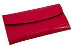 Leather Jewelry Clutch, Red | One Kings Lane