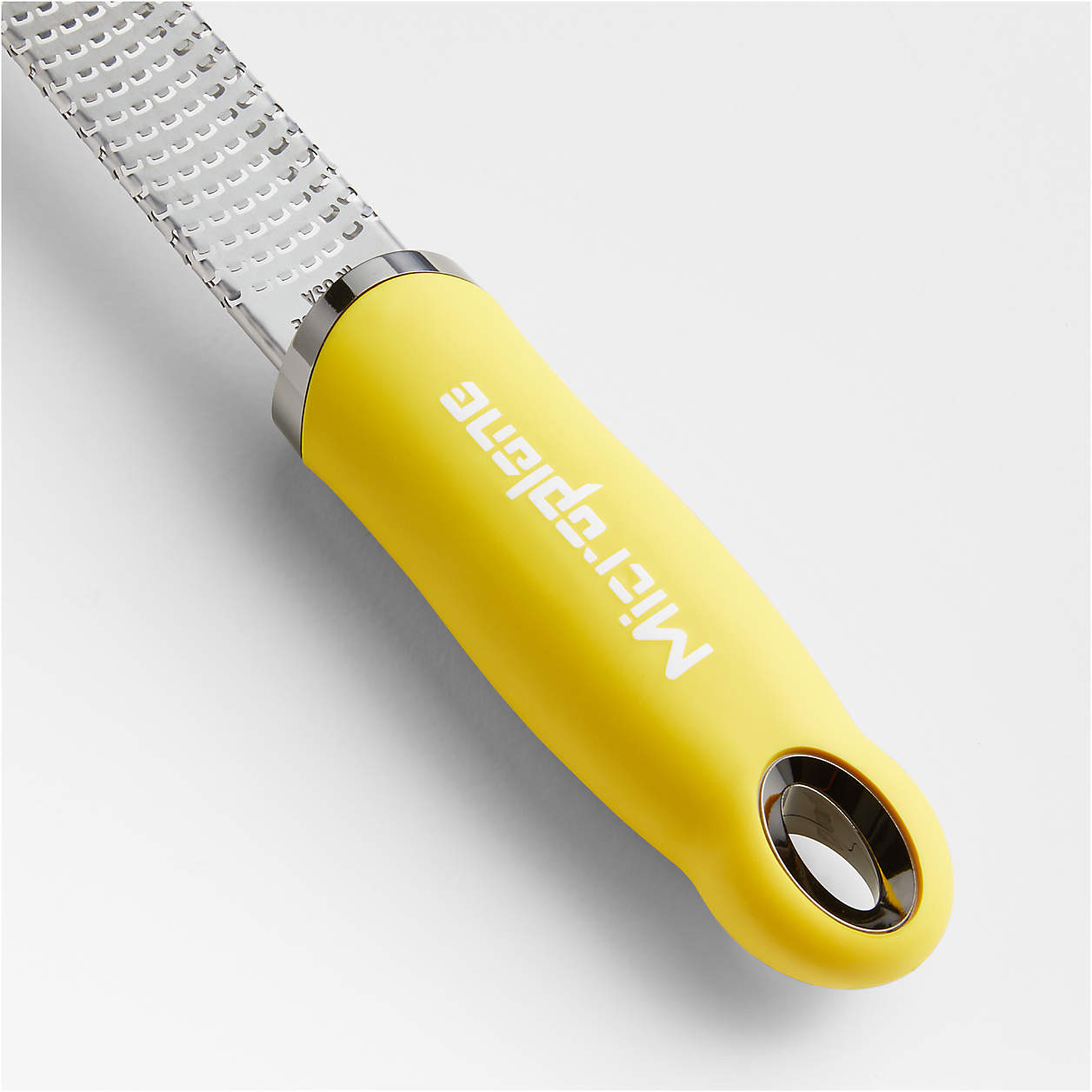 Microplane Yellow Rasp Grater/Zester + Reviews | Crate & Barrel | Crate & Barrel