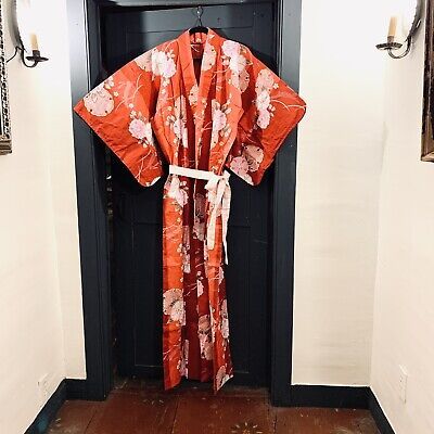 NIP Complete set of Japanese Kimono w Obi Sash, Bow & A Pair of Sandals Size 6-8  | eBay | eBay US