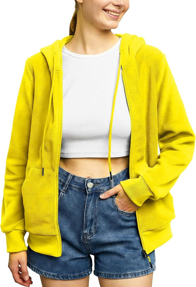 Argstar Women's Fleece Hooded Jacket with 4 Pockets (S - XXL) | Amazon (US)
