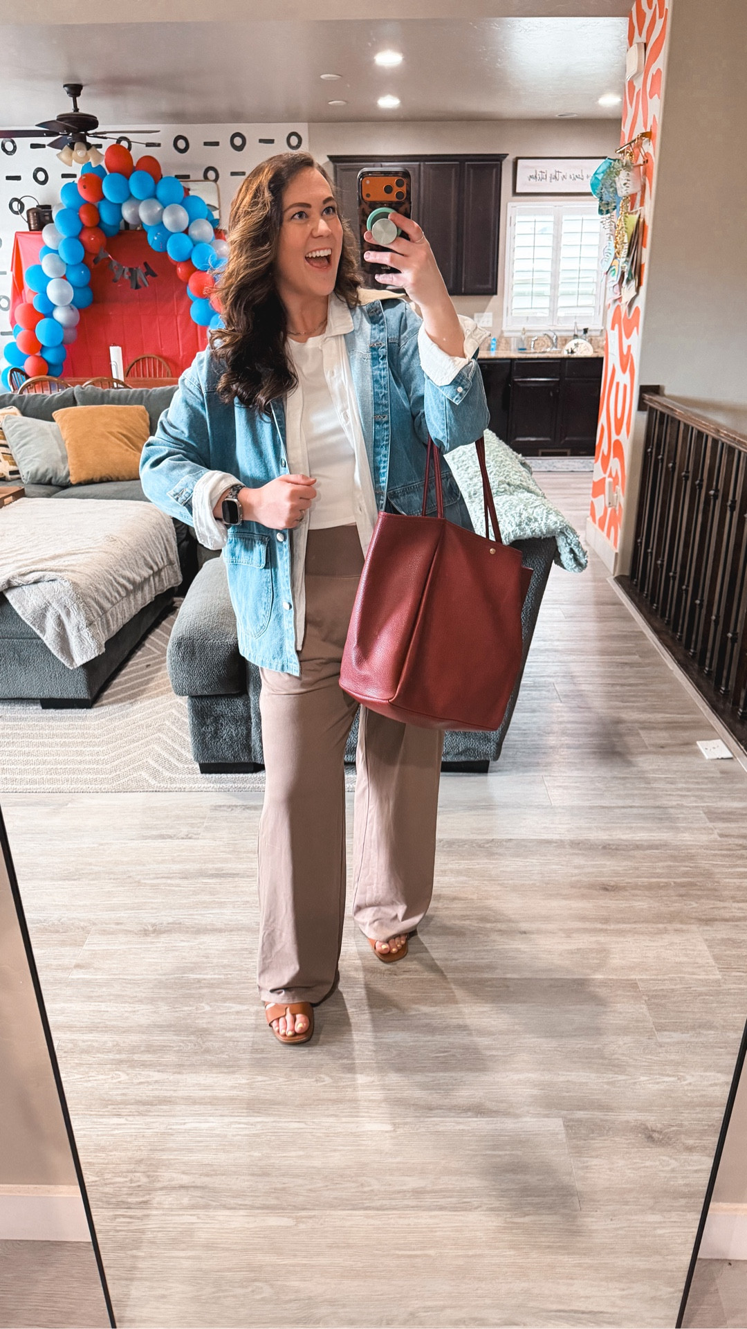 DONT FORGET TO USE THE DISCOUNT CODES! 🥰👇🏼👇🏼

Real pants were not an option today 😅 It’s been a LONG week and these dangerously soft lounge pants that somehow pass as work pants saved me. 🙌🏼

Bra - 38DD
Undies XXL
Pants XL 30 in – 44NSXJ6U (20% off)
Shirt XL – Q638VU78 (20% off)
Button down Large 
Jacket XL 

Size 14/16 | L/XL | 5’9 | 38DD

#corporatebutcomfy #midsizestyle #workoutfitideas #grwm #midsize 

#LTKMidsize #LTKWorkwear #LTKTall