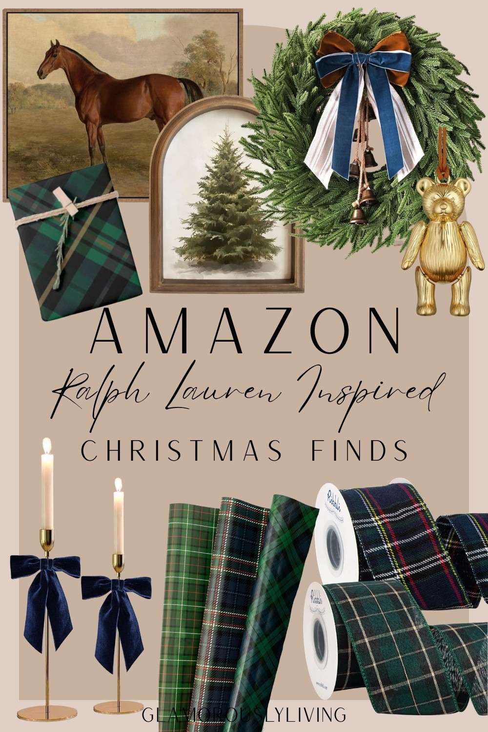 Ralph Lauren inspired Christmas finds on Amazon 🌲😍



Christmas home decor
Holiday decor
Wrapping paper
Plaid decor
Ribbons
Christmas wreaths


#LTKHoliday #LTKHome #LTKSeasonal