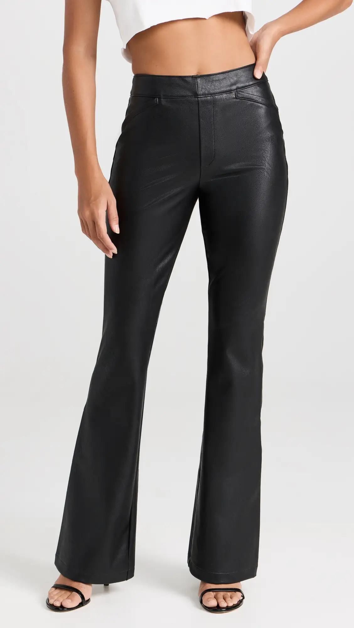 SPANX Leather-Like Flare Pants | Shopbop | Shopbop