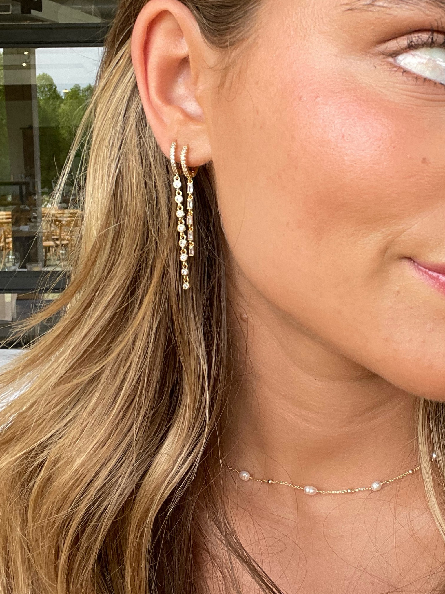 jewelry I wore as a bridesmaid this week! so pretty and dainty