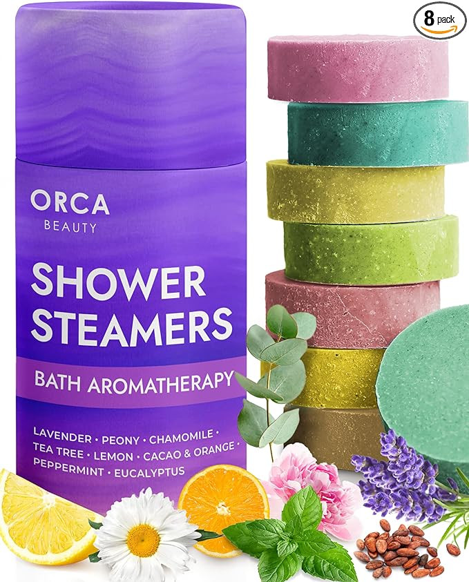 Shower Steamers Aromatherapy - Relaxation Gifts for Women, Shower Bombs, Unique Spa Gifts Shower ... | Amazon (US)