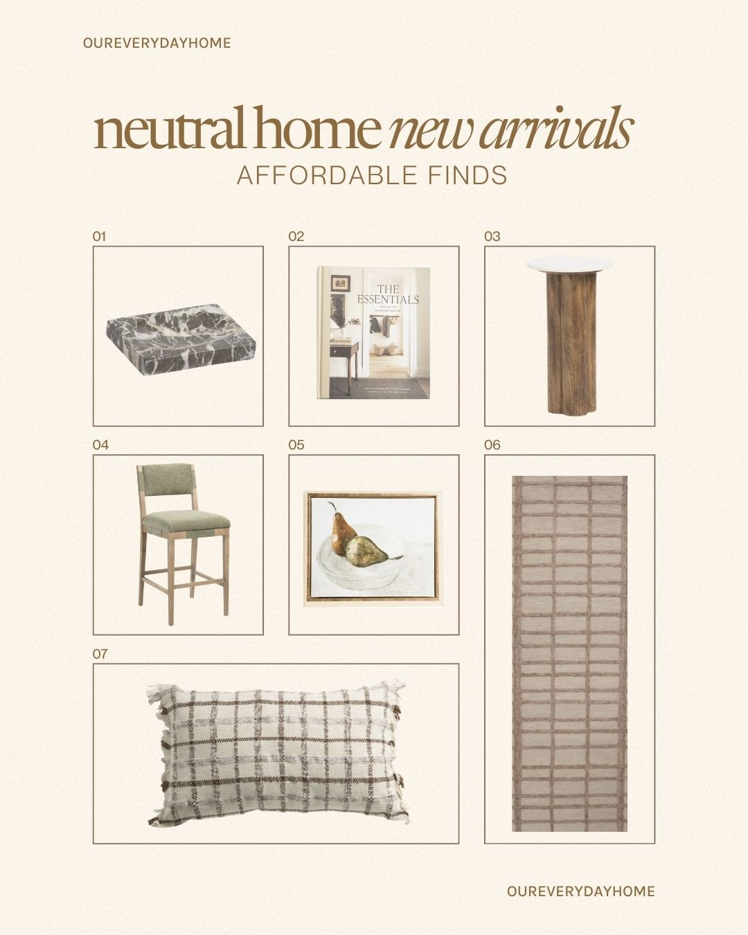 home decor
neutral home decor
new arrivals tj maxx
floor area rug runner
throw pillows
bathroom decor
coffee table decor
side table
end table
accent table
counter stools
barstools
 

 #LTKHome #LTKSaleAlert