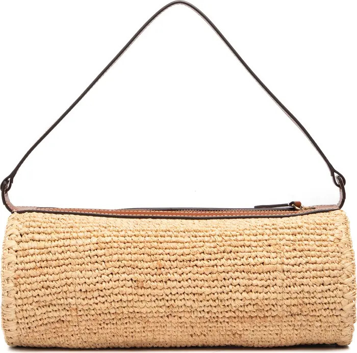 STAUD Mini Taru Raffia Shoulder Bag | Nordstrom | Nordstrom