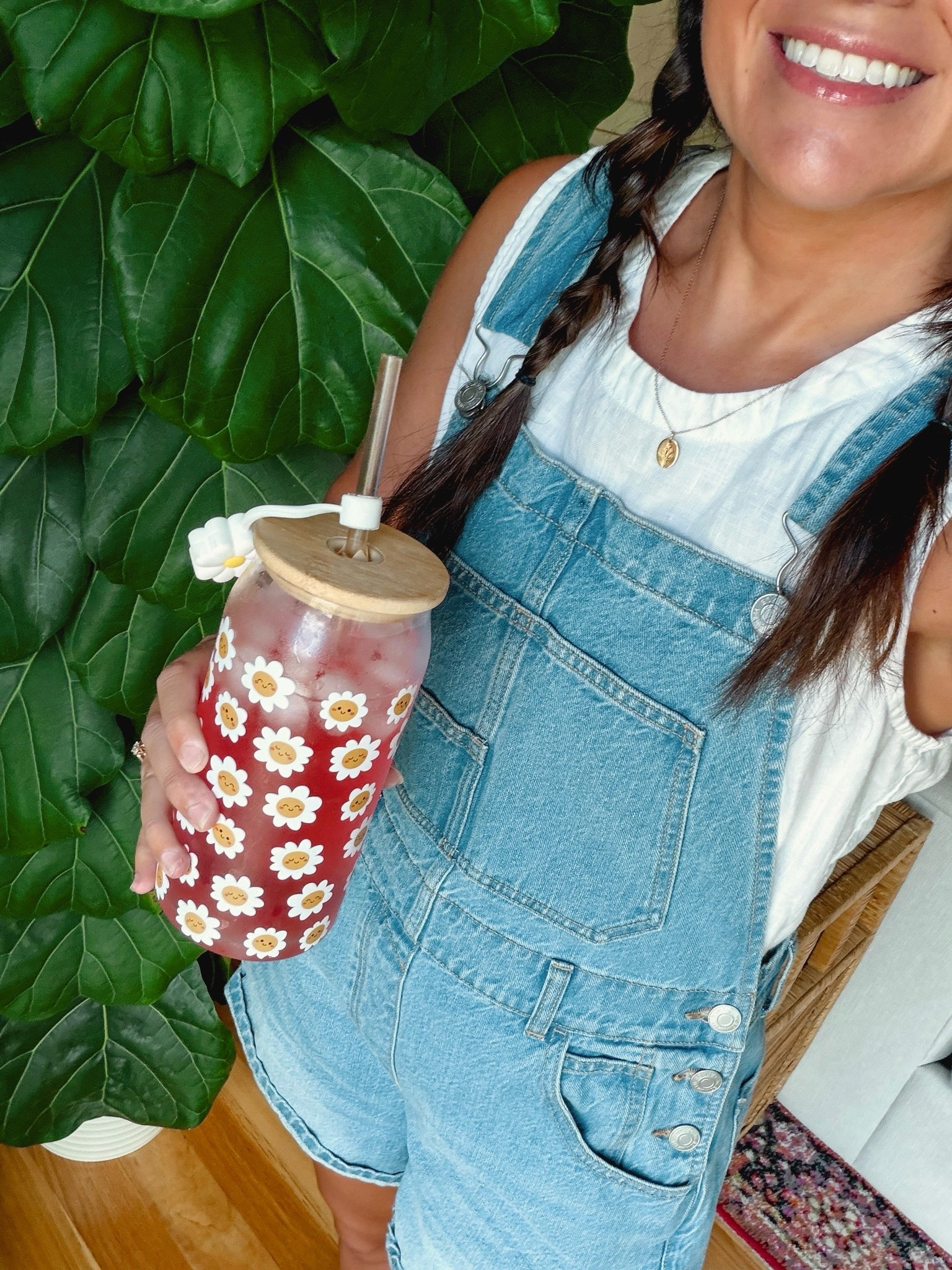 xs in my linen tank (linked the cropped version too), xs in my denim overalls and 6 in my teva sandals 🤍
Drinking my raspberry pomegranate hydration drink (use MARISSAWEARS20 for $$ off)

#LTKmomlife #LTKselfcare #LTKActive