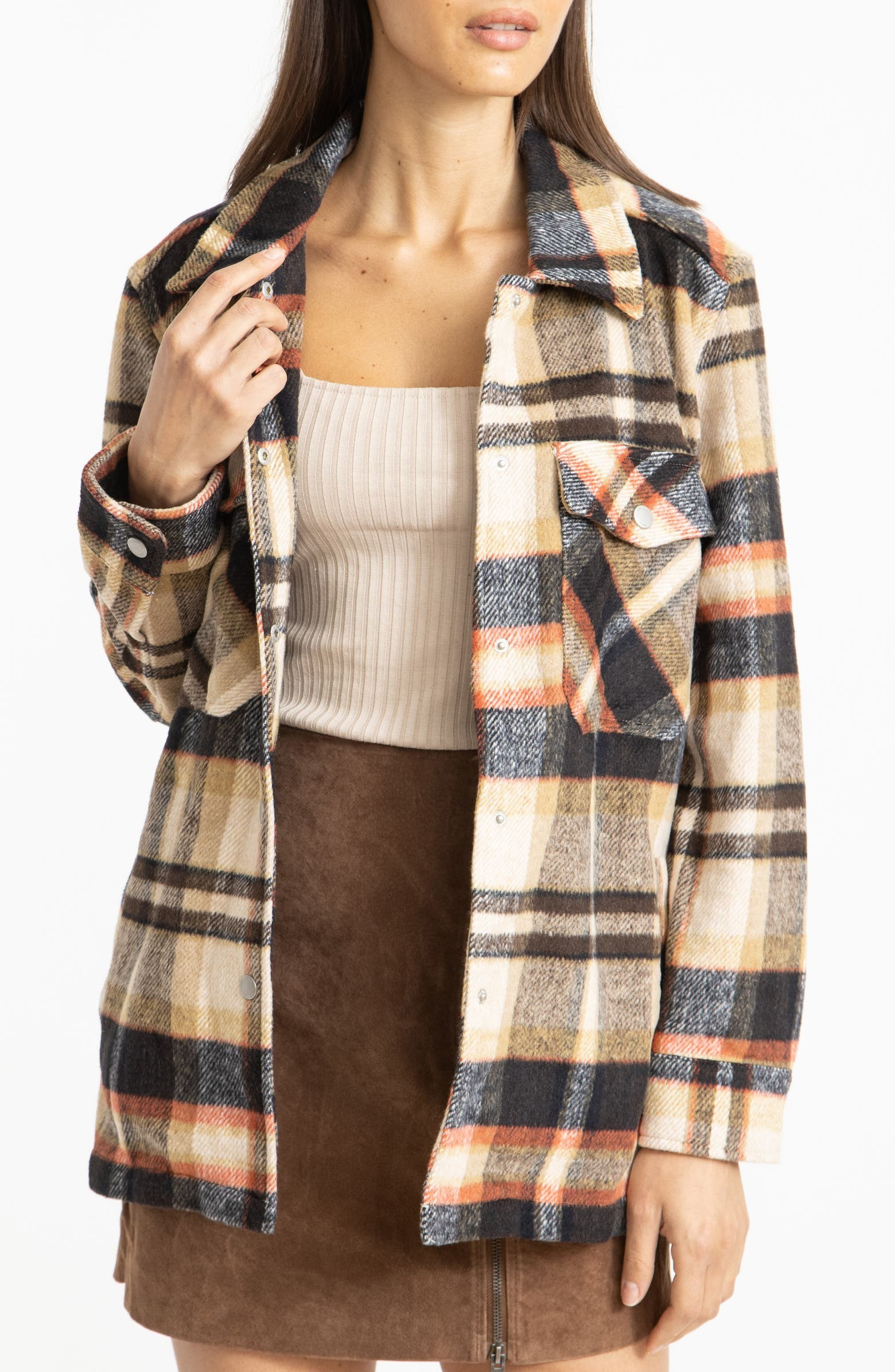 Plaid Shirt Jacket | Nordstrom