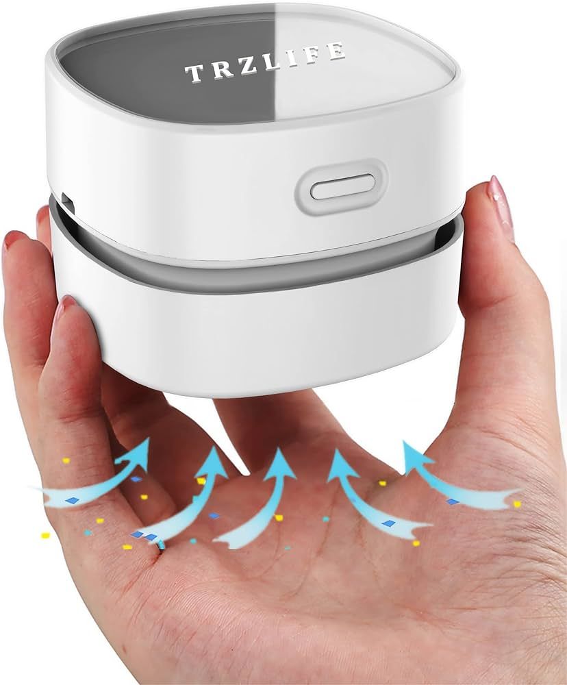 TRZLIFE Desk Vacuum Cleaner, Upgraded Mini Table Vacuum Improved Details Higher Suction More Dura... | Amazon (US)