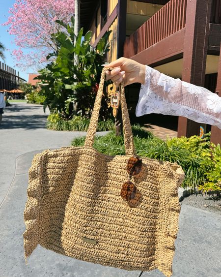 WALMART Beach Bag 🏝️ get ready for your next beach vacation! This raffia tote holds so much and it’s under $25! I’m wearing my regular size small in the mesh cover up, and I sized up to a medium in the pink floral bikini top and bottoms  ☀️

walmart, walmartfashion, walmartfinds, walmartswimsuits, walmartstyle, walmarthaul, swimsuits, vacationoutfit, madisonpayne



#LTKitbag #LTKSeasonal #LTKswim