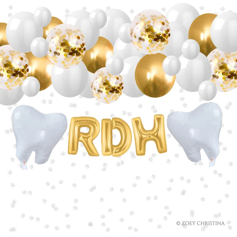 New Dental Student Graduation Party Decorations, Dental school Balloon garland Decor Celebration ... | Etsy (US)