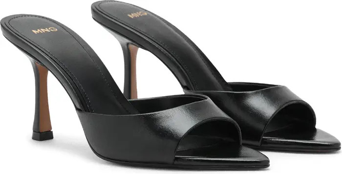 MANGO Pointed Toe Slide Sandal (Women) | Nordstrom | Nordstrom