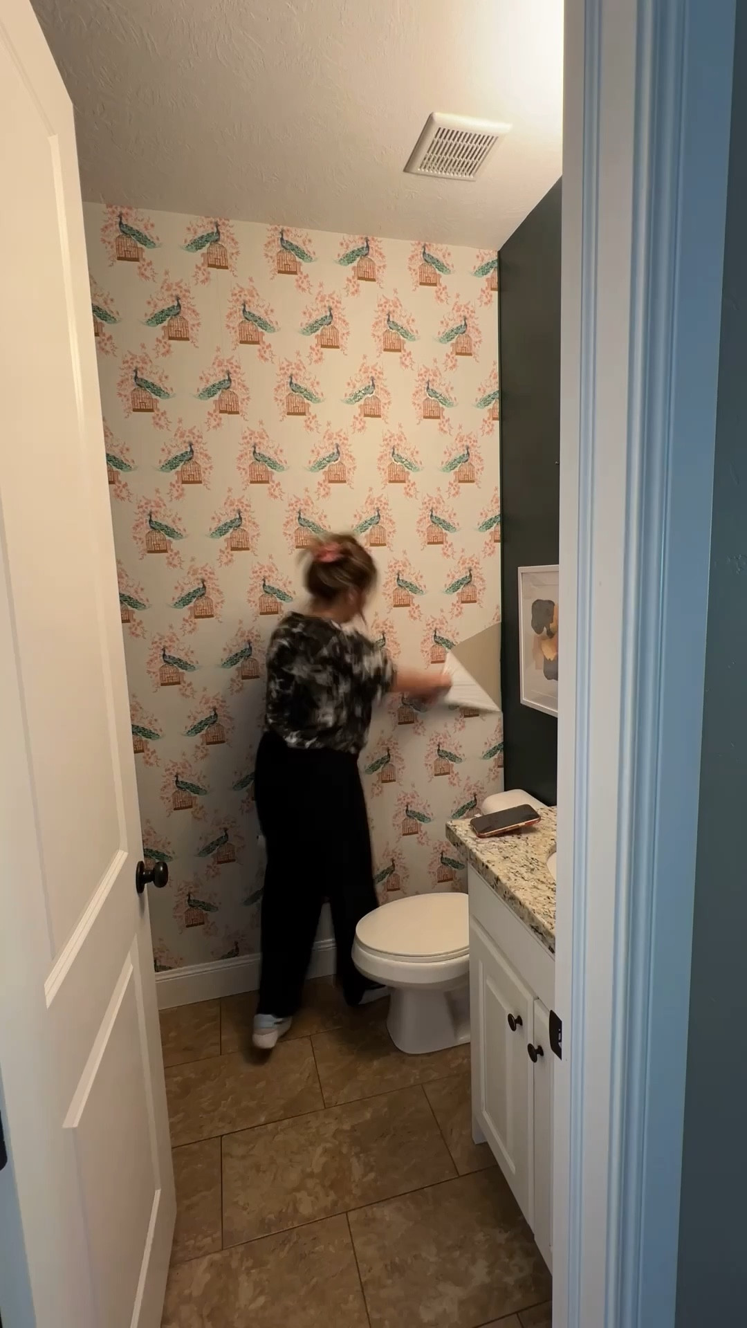 Half Bath Makeover Day 1! 