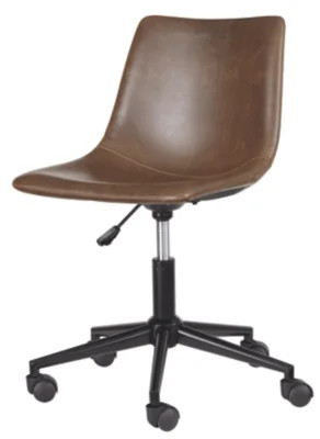 Signature Design by Ashley Office Chair Program Home Office Swivel Desk Chair Brown | Walmart (US)