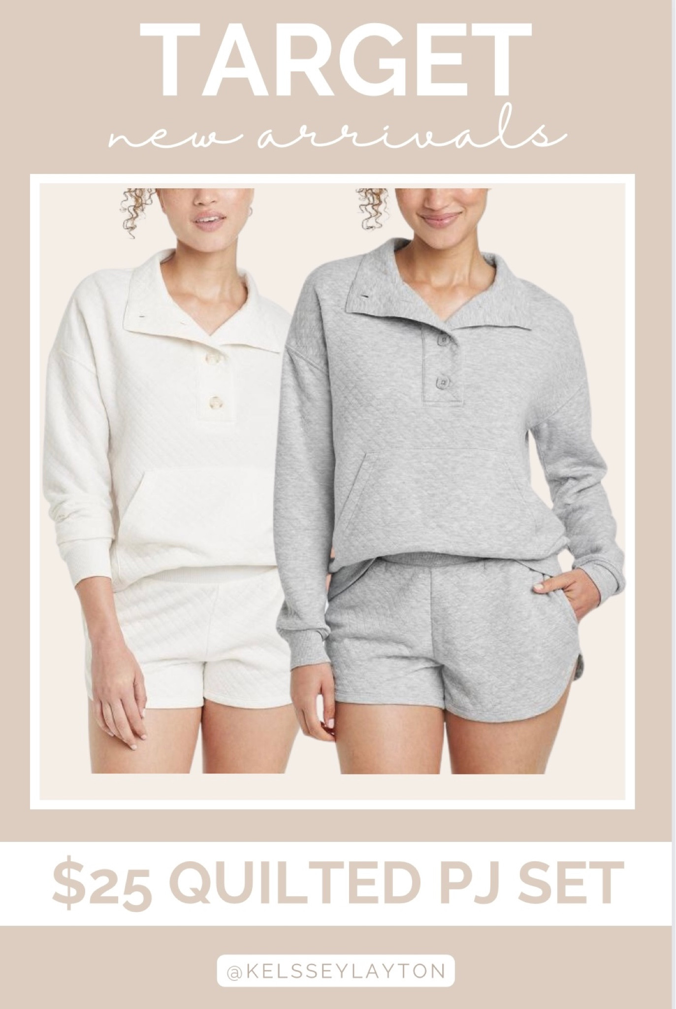 Target new arrival, quilted pj set

#LTKSeasonal #LTKfindsunder50