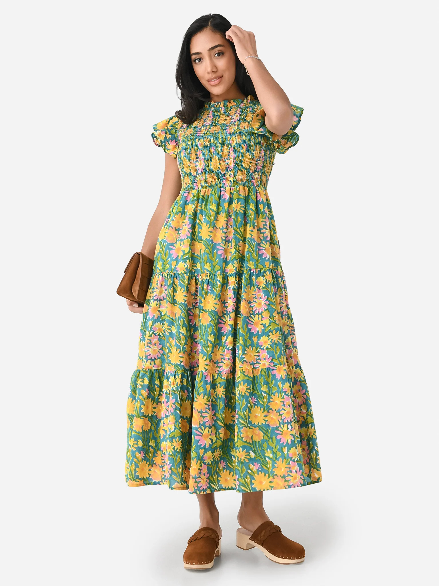 Sur La Vague Women's Jane Flutter Maxi Dress | Saint Bernard