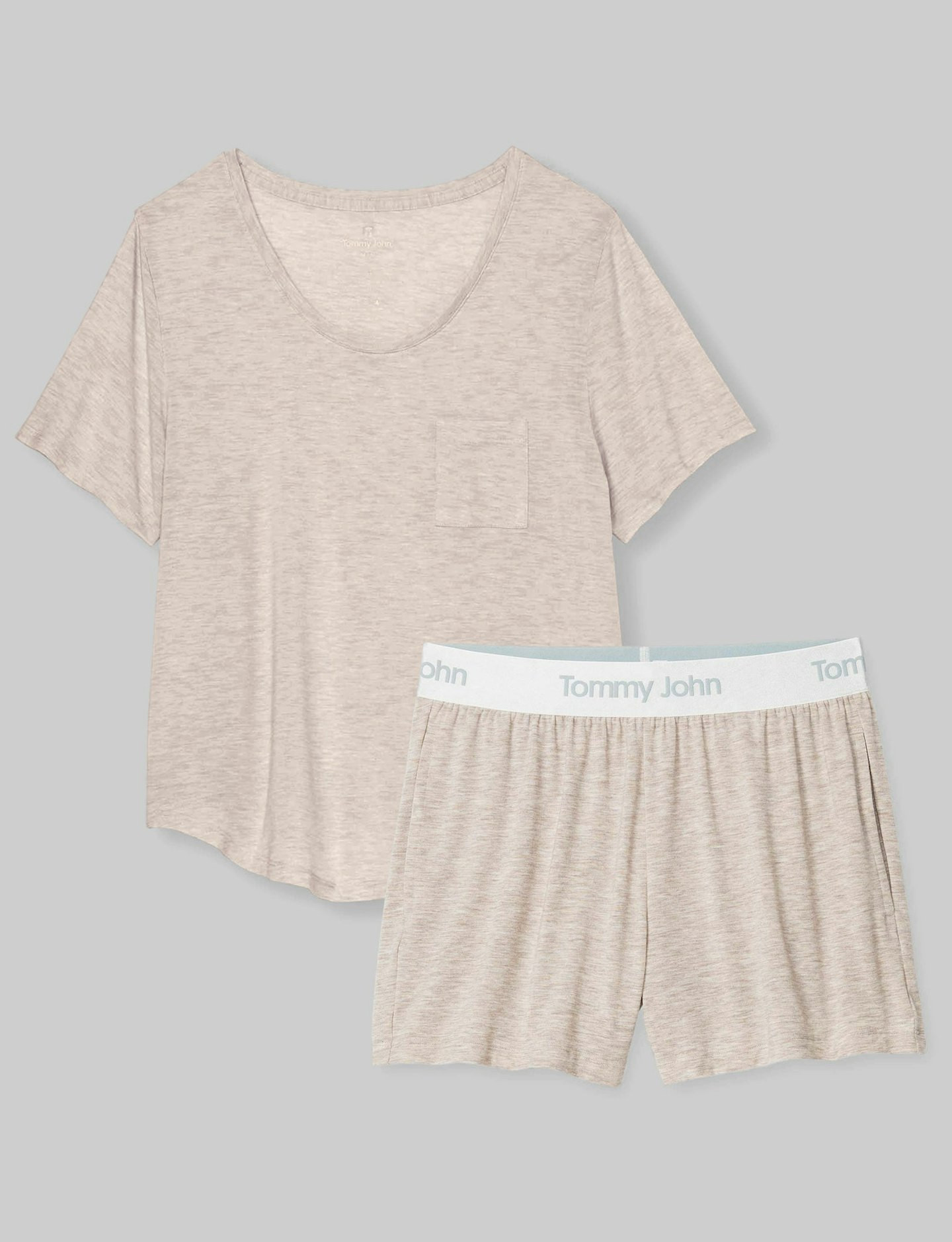Women's Second Skin Sleep Pocket Tee & Short Set | Tommy John
