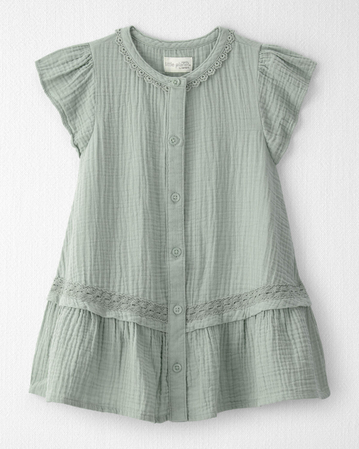 Toddler Girl Organic Cotton Gauze Dress | Carter's Inc