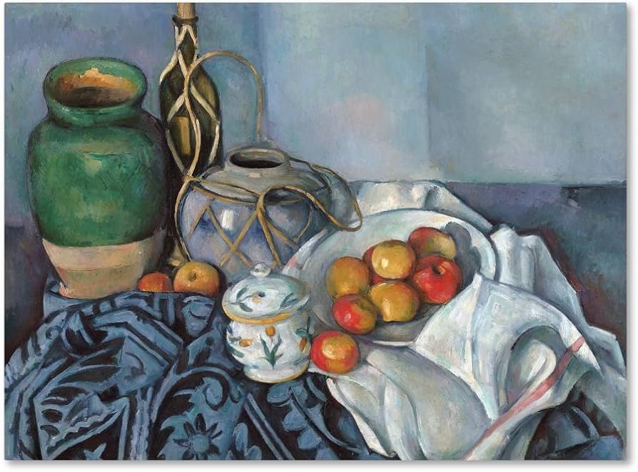 Still Life With Apples 2 by Cezanne, 24x32-Inch Canvas Wall Art | Amazon (US)