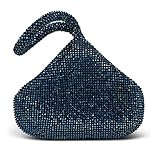 Jessica McClintock Staci Mesh Wristlet Pouch, Dark Navy | Amazon (US)