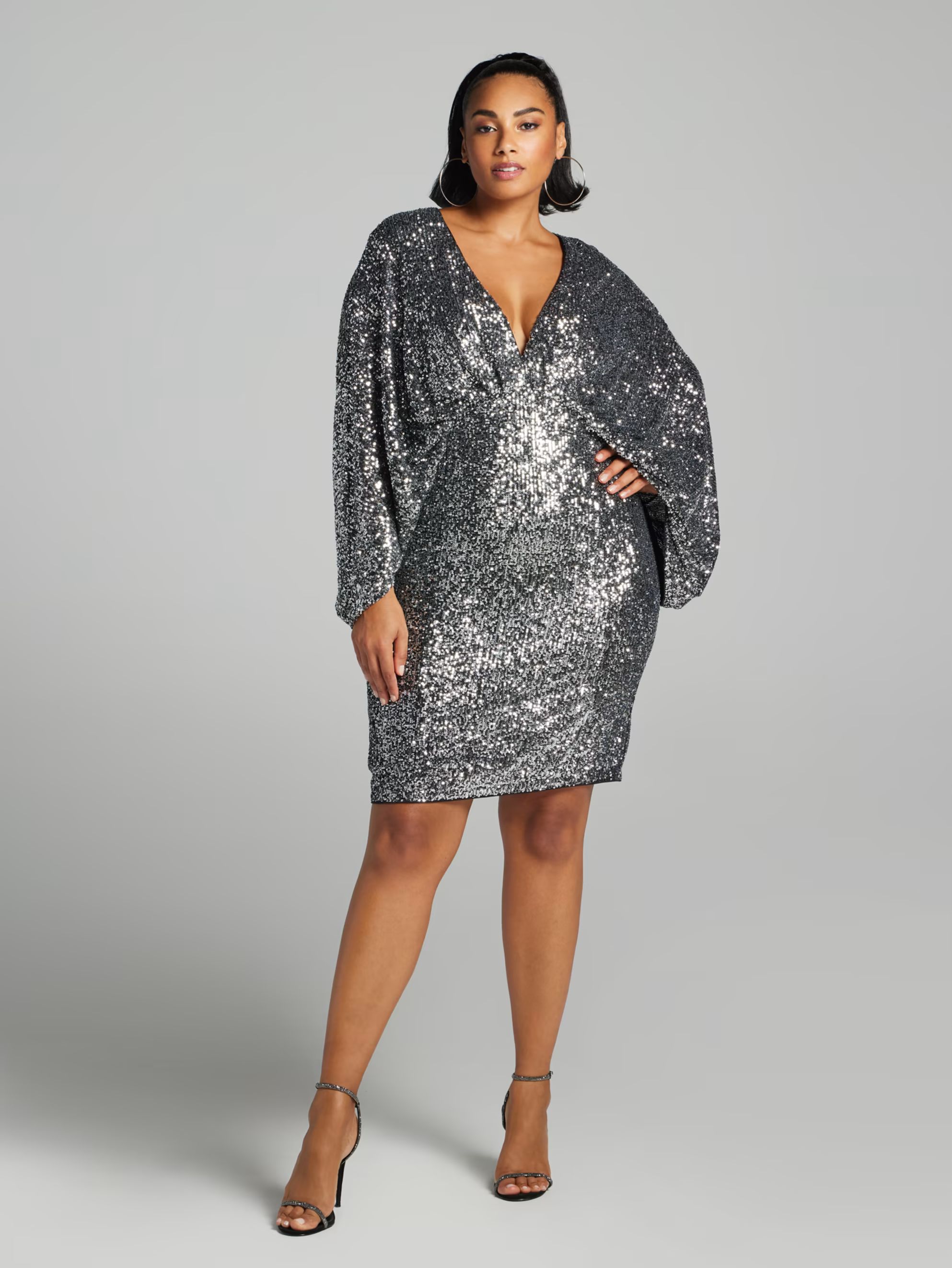 Plus Size Amahle Sequin Dress - Gabrielle Union x FTF | Fashion to Figure | Fashion To Figure