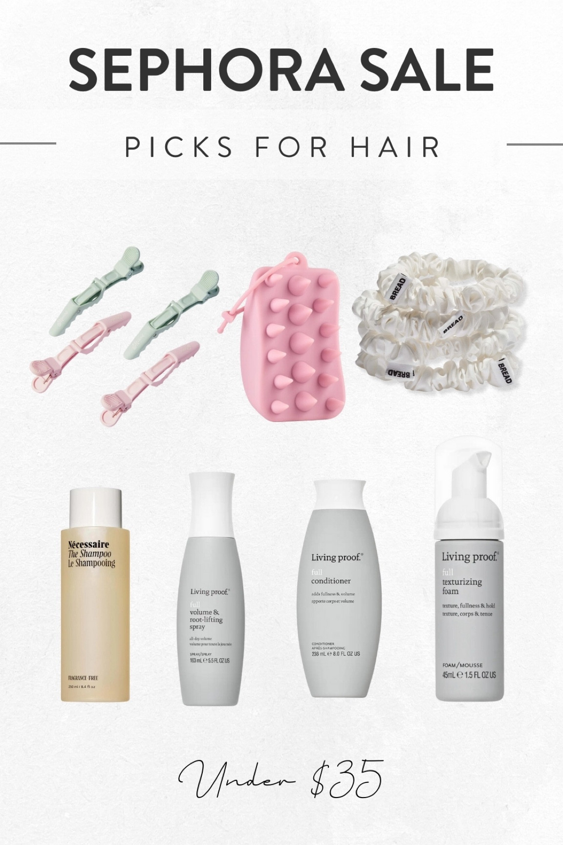 My Sephora sale picks for hair! Love all of these and they’re under $35! 

Rouge: 4/5 - 4/15: 20% off
VIB: 4/9 - 4/15: 15% off
Insider:  4/9 - 4/15: 10% off

#LTKbeauty #LTKfindsunder50 #LTKxSephora