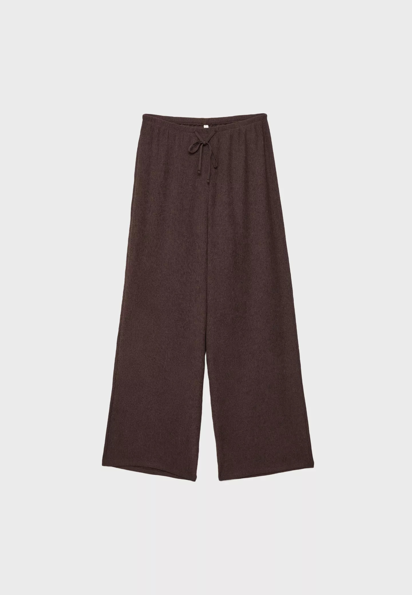Straight-leg creased-effect trousers - Women's fashion | Stradivarius United Kingdom | Stradivarius (UK)